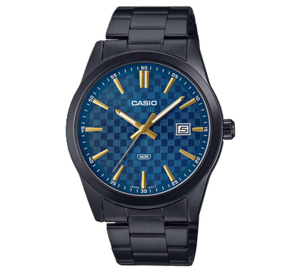CASIO COLLECTION DATE - SÜSINIKUIMELITS - SININE MTP-VD03B-2AUDF