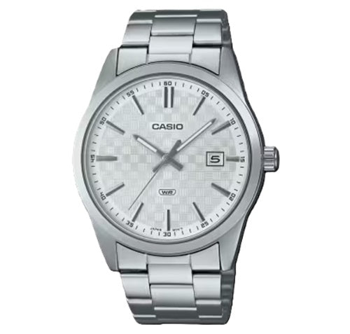 CASIO COLLECTION DATE - SÜSINIKU VÄLIMUS - HÕBEDANE MTP-VD03D-7AUDF