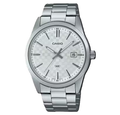 CASIO COLLECTION DATE - SÜSINIKU VÄLIMUS - HÕBEDANE MTP-VD03D-7AUDF