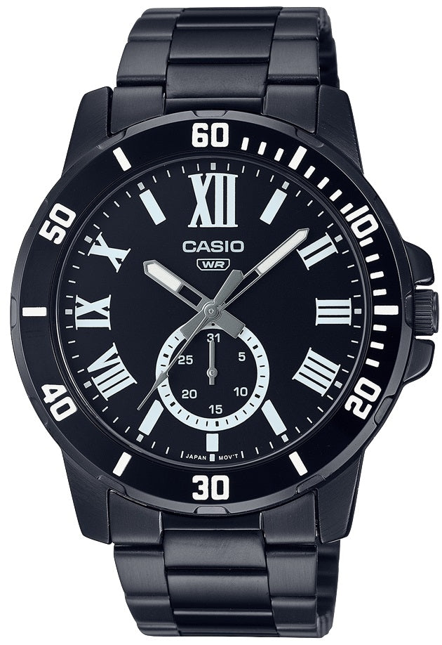 CASIO COLLECTION DIVER DATE - ЧЕРНЫЙ MTP-VD200B-1BUDF