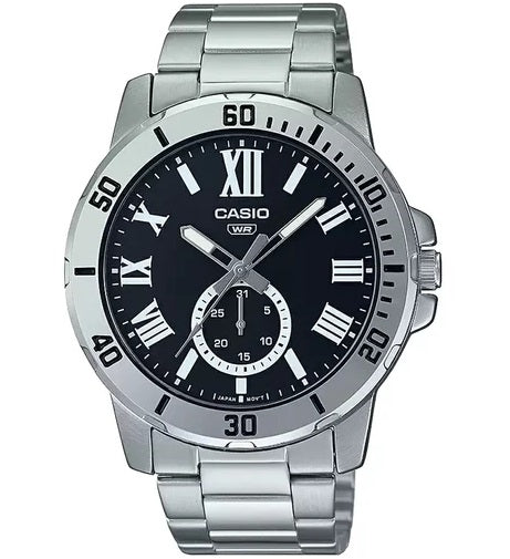 CASIO COLLECTION DIVER DATE - BLACK MTP-VD200D-1BUDF