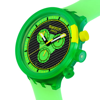 SWATCH GLOWINGLY GREEN SB02G100