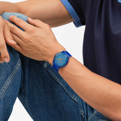 SWATCH BRILLIANTLY BLUE SO29S102
