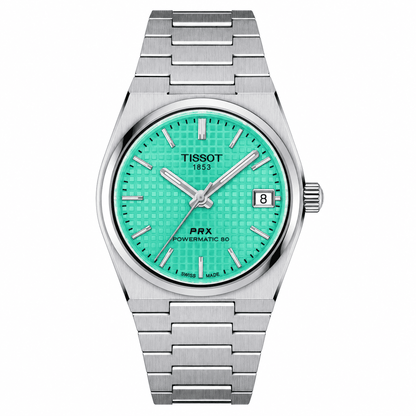 TISSOT PRX - POWERMATIC 80 EMERALD GREEN T1372071109101
