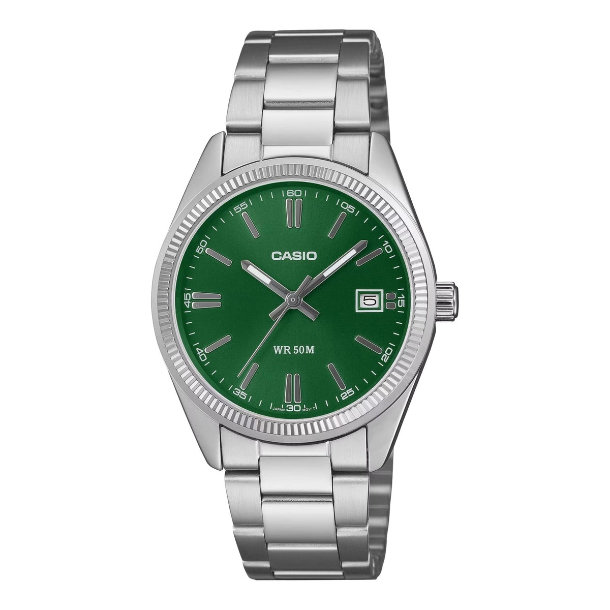 CASIO COLLECTION UNISEX DATE - FOREST GREEN - UNISEX