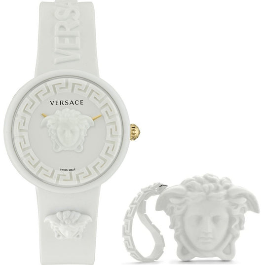 VERSACE MEDUSA POP + VERSACE VALGE SILIKOONIST KÄEKOTT VE6G00123