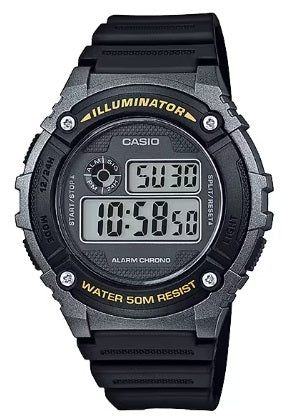 CASIO SPORT ILLUMINATOR – MUST W-216H-1BVDF