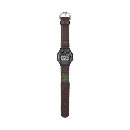 CASIO SPORT ILLUMINATOR SMALL WRIST 36.6mm корпус - ЗЕЛЁНЫЕ W-220HF-3AVEF