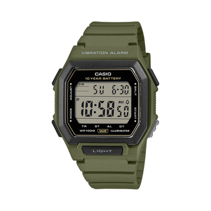 CASIO COLLECTION ILLUMINATOR 10-AASTASE PATAREIGA – ARMY GREEN W-738H-3AVEF