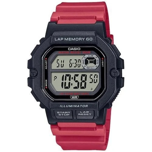 CASIO SPORT ILLUMINATOR LAP MEMORY 60 - PUNANE WS-1400H-4AVCF