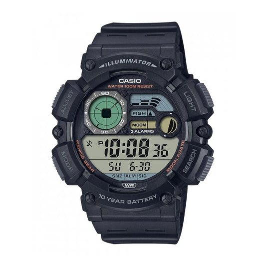 CASIO SPORT ILLUMINATOR 10 ЛЕТ БАТАРЕИ - ЧЕРНЫЙ WS-1500H-1AVEF