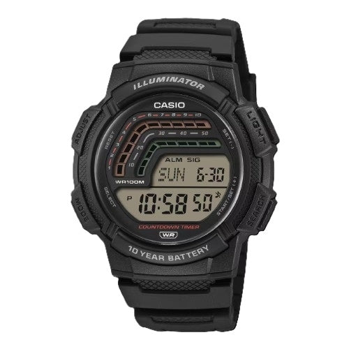 CASIO SPORT ILLUMINATOR - 10-AASTANE PATAREI - MUST WS-1800-1AVEF