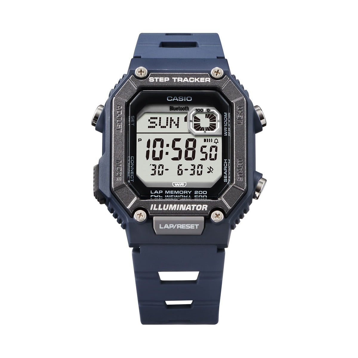 CASIO COLLECTION STEP TRACKER LAP 200 Bluetooth - BLUE WS-B1000-2AVEF