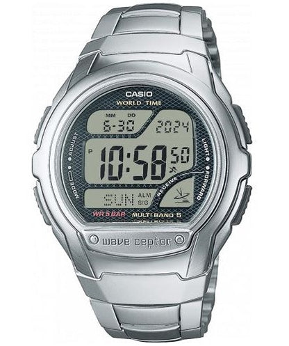 CASIO WAVE CEPTOR – MAAILMAAEG, RAADIOTEEL JUHITAV, raadiosignaali vastuvõtja (EL – USA – Jaapan) WV-58RD-1AEF